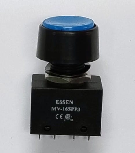 Essen MV-16SPP3/BL 7a (blue) Pushbutton Switch